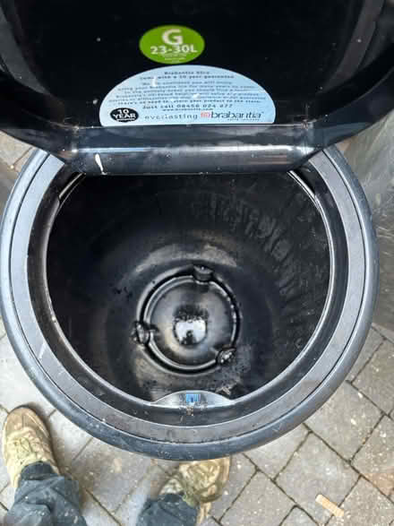 Photo of free Black Brabantia touch bin (Wycombe Marsh HP11) #2