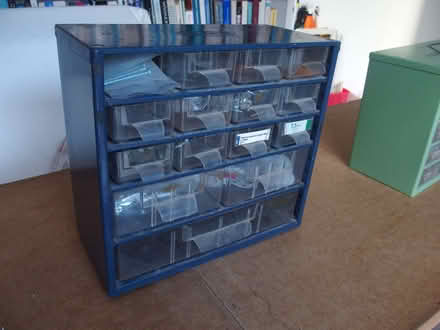 Photo of free Set of small drawers with various largely unsorted DIY bits (Roe Green AL10) #2