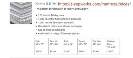 Photo of free King size latex mattress (Campbell) #1