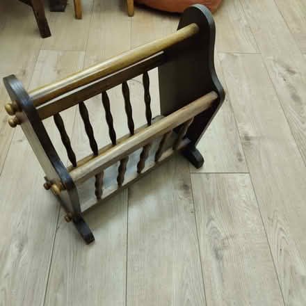 Photo of free Wooden magazine rack (Garstang PR3) #1