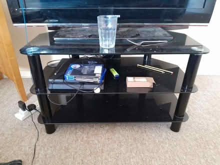 Photo of free Leather sofa and TV stand (Royal Wootton Bassett SN4) #4