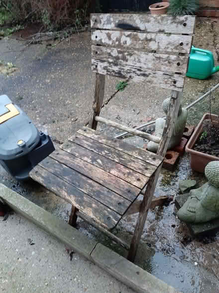 Photo of free Old Garden chair (Carlton) #1