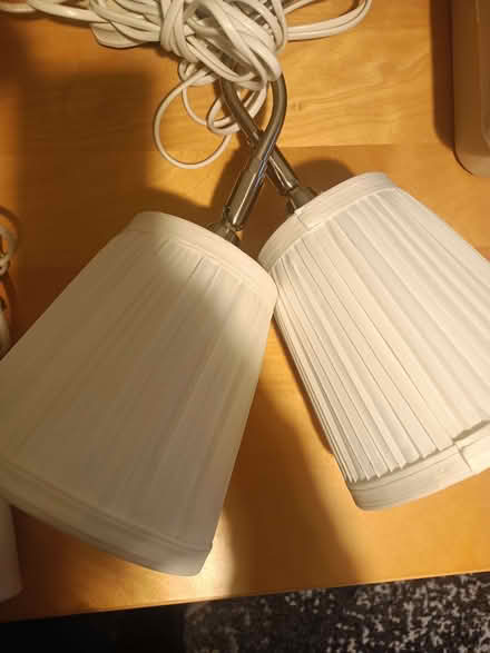 Photo of free 2 wall bedside lamps (Saltaire BD18) #1