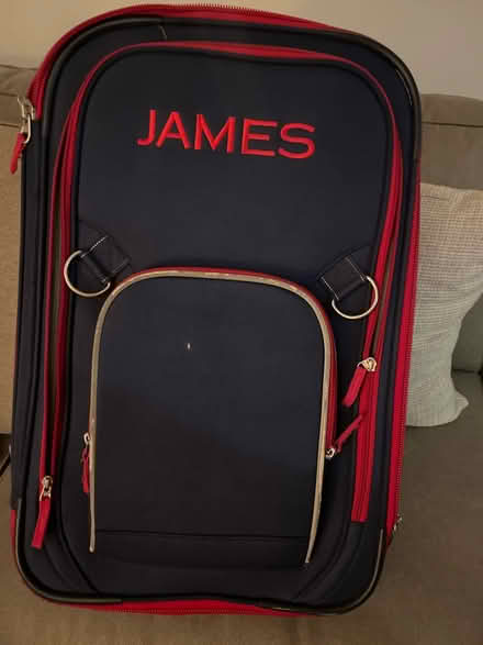 Photo of free Pottery barn suitcase *james (NW DC) #1