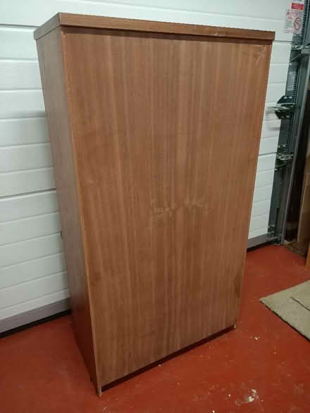 Photo of free Teak effect bookcase/shelving unit (AB25) #3