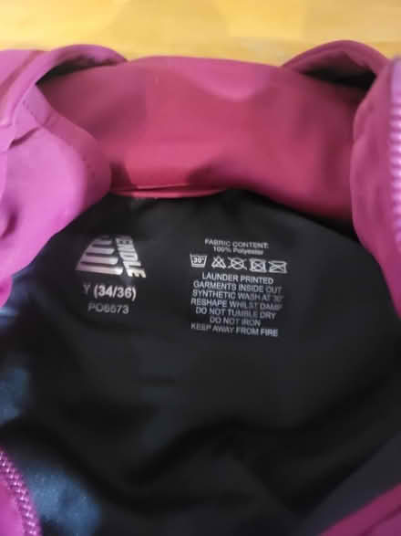 Photo of free Carnmoney football zip up top (Ballyclare BT39) #2