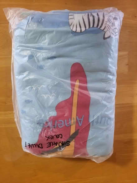 Photo of free World map design single duvet (Ballyclare BT39) #1