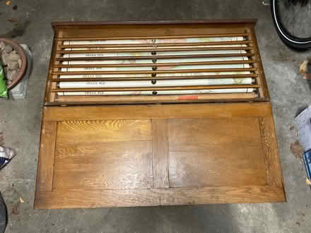 Photo of free Vintage school room map case (Capitol Hill) #4