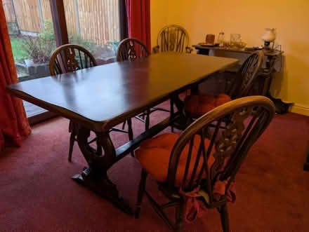 Photo of free Table and 6 chairs & dresser (Pontesbury SY5) #1