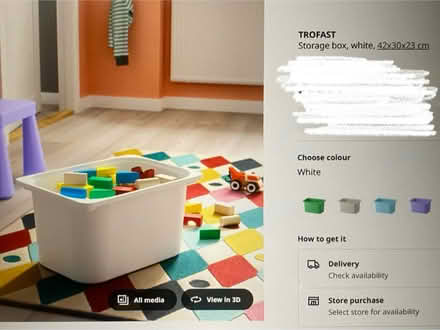 Photo of IKEA TROFAST storage box (Queens Park W10) #3