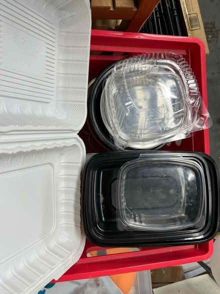 Photo of free take out containers, mason jars (Lawrence/ El Camino Real) #1