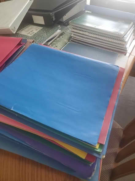Photo of free Binders,folders and notebooks (Off Sheridan Lake Rd .) #2