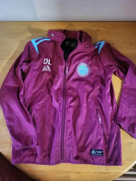 Photo of free Carnmoney football zip up top (Ballyclare BT39) #1