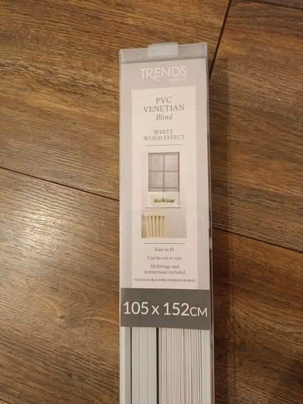 Photo of free Brand new in packaging pvc Venetian blind (Woodlesford LS26) #1