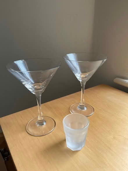 Photo of free Cocktail glasses (The Triangle Estate RH15) #1