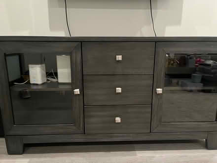 Photo of free Media console with cutouts (Los Altos) #1