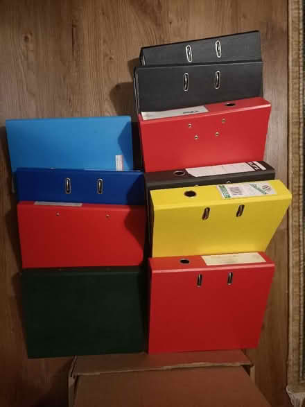 Photo of free Lever arch files + ring binders (AB25) #2