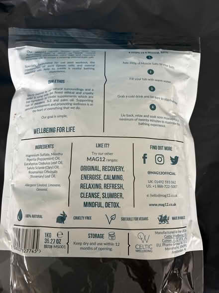 Photo of free Epsom Bath Salts (Lewes Nevill area) #2