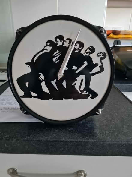 Photo of free Drum wall clock (LE18 South wigston Leicester) #1