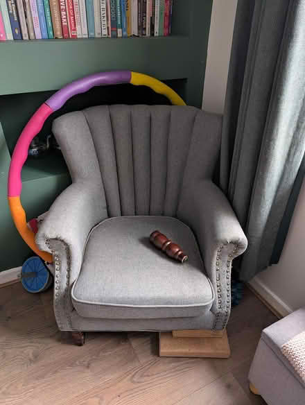 Photo of free Grey Armchair (Kirkconnel DG4) #1
