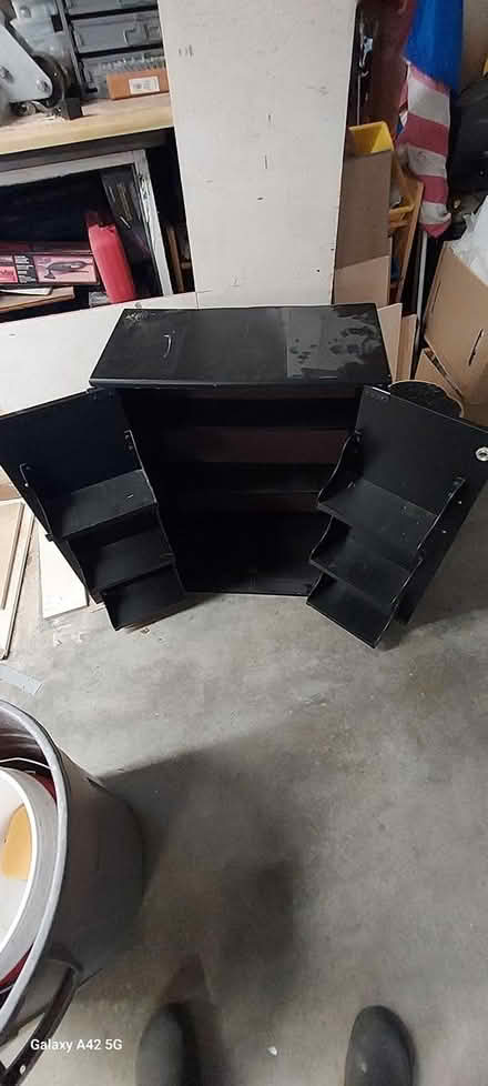 Photo of free Smaller Wood Storage Cabinet (Penngrove) #1