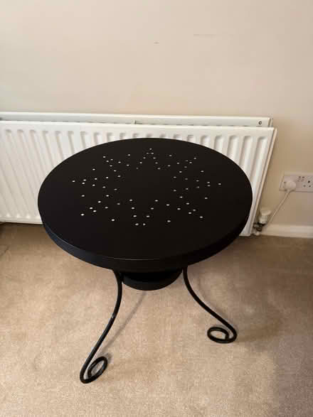 Photo of free Black metal table (Thame Oxfordshire OX9) #2