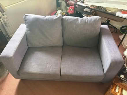 Photo of free Lilac fabric 2-seater sofa (CT1) #1