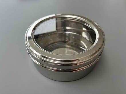 Photo of free Storage Tin with Window Top (Fairfield Park) #1