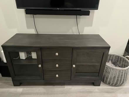 Photo of free Media console with cutouts (Los Altos) #4
