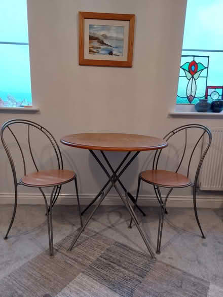 Photo of free Folding table and 2 chairs set (Humphrey's End GL6) #1