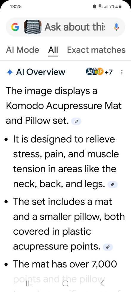 Photo of free Acupressure Mat & Pillow Set (Hayling Island PO11) #3