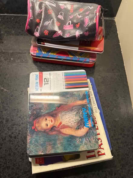 Photo of free Misc colouring pencils and pens (N1 1 BX) #1