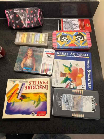 Photo of free Misc colouring pencils and pens (N1 1 BX) #2