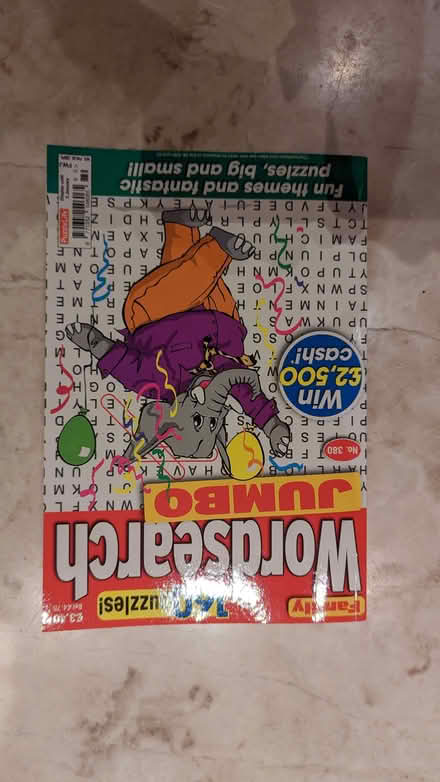 Photo of free Wordsearch jumbo puzzle book (Queens Park MK40) #1