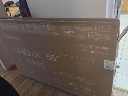 Photo of free Hisense 6 series 55' Television (TV) broken screen (King's Cross N1) #1
