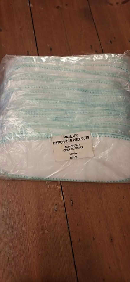 Photo of free Disposable open woven slippers (Plumstead common SE18) #2