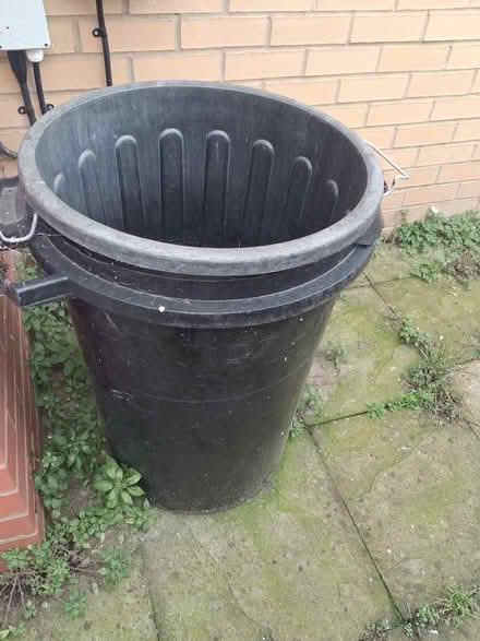 Photo of free black plastic bins (SW6) #1