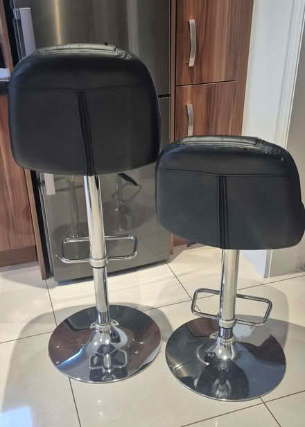 Photo of free Pair of kitchen swivel bar stools (Deaconsbank G77) #2