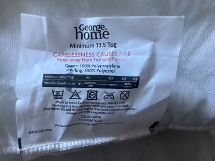 Photo of free king size duvet (Craiglockhart EH14) #1