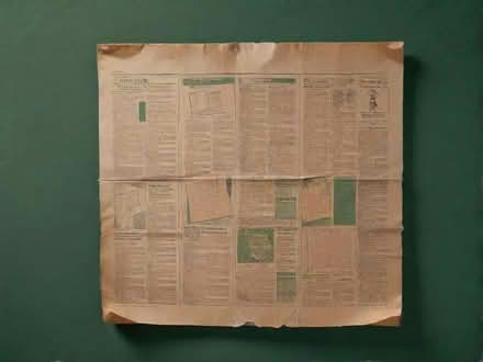 Photo of news papers or brown paper or old wall paper (Pengam NP12) #1