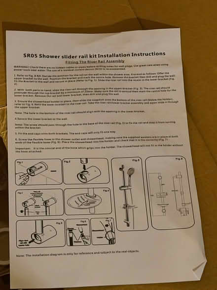 Photo of free shower riser rail (Coley Ave Area RG1) #1