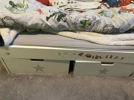 Photo of free Toddler bed and storage drawers (SK4 5 Heaton Chapel) #3