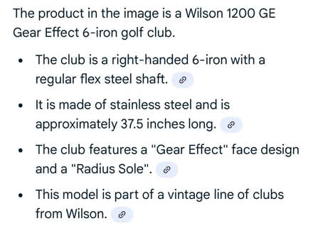 Photo of free Set of irons for golf (West San Jose) #3