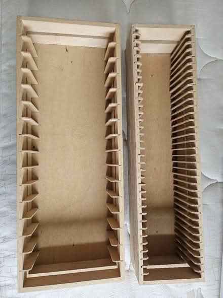 Photo of free Wooden CD and VHS holders (Rubery B45) #1