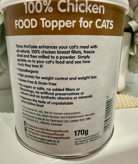 Photo of free ProTaste Chicken Food Topper (cat) (Chandlers Ford SO53) #2