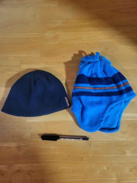 Photo of free 2 x boys winter hats 1-2yrs (Ballyclare BT39) #1