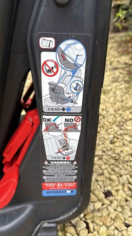 Photo of free Mothercare Car Seat (Bovey Tracey) #3