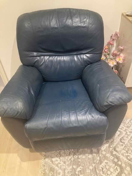 Photo of free Leather recliner (Torquay) #2