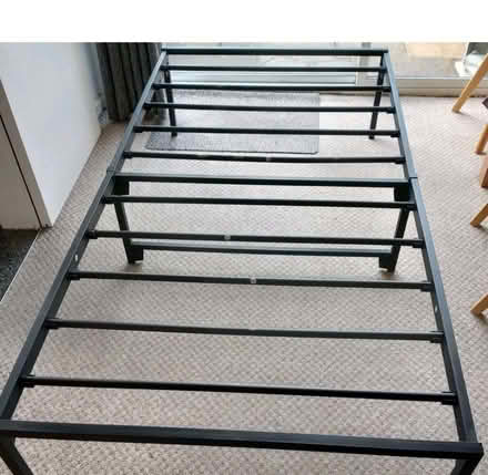 Photo of free Black Metal SINGLE Bed (Aylestone LE2) #1