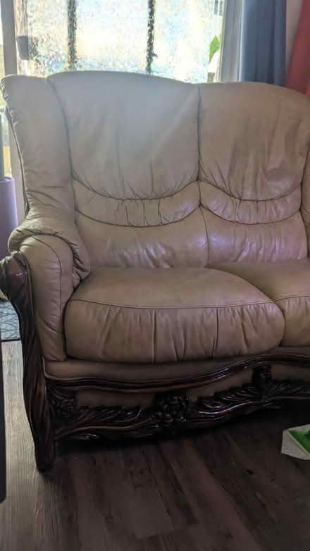 Photo of free Leather Loveseat Couch (Culver/Mar Vista) #4